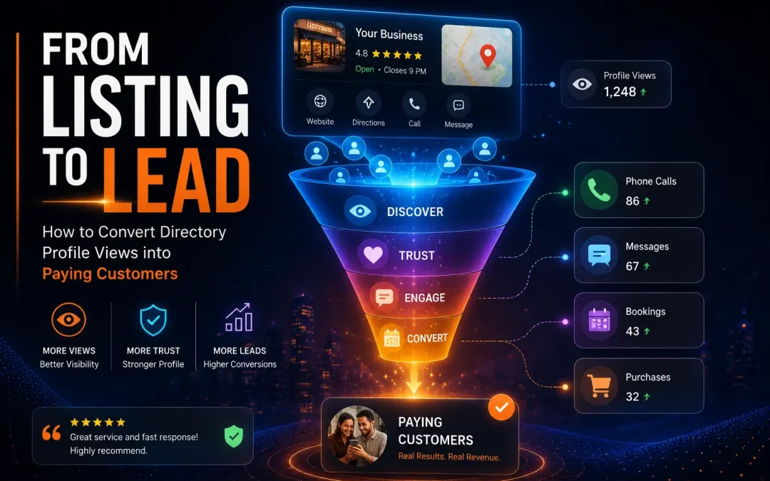 From Listing to Lead: How to Convert Directory Profile Views Into Paying Customers